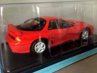 Mitsubishi GTO Twin Turbo [1990] 1st 3000GT Z16A 1:24 Die - cast Scale Model Red 7