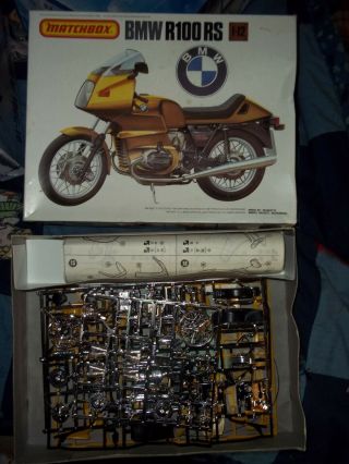 Vintage Very Rare Matchbox Bmw R100 Rs Motorcycle Model