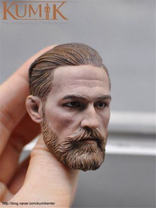 Kumik 1/6 Km16 - 91 Europe Male Head Sculpt Man Head Model 12  Figure Accessories