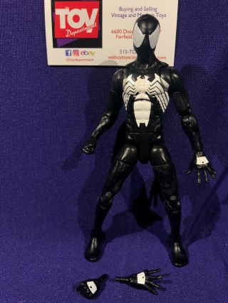 Hasbro 6 " Marvel Legends Spider - Man - Black Suit Symbiote Loose Action Figure