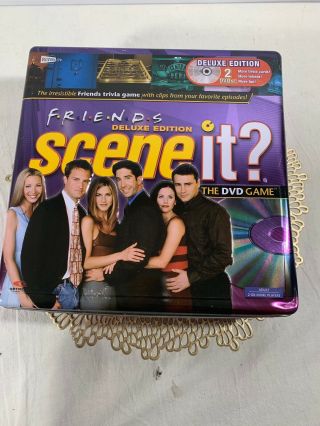 Friends Deluxe Edition Scene It? Dvd Game Opened