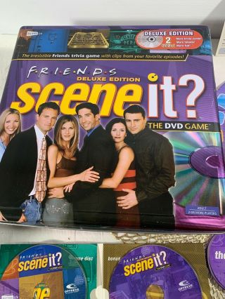 Friends Deluxe Edition Scene It? Dvd Game OPENED 8