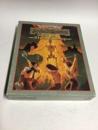 Advanced Dungeons And Dragons Forgotten Realms Ruins Of Zhentil Keep Boxed Set