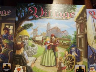 Village Board Game,  Port And Inn Expansions