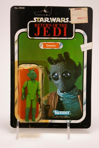 1983 Kenner Star Wars Greedo Rotj Action Figure Toy On 77 Back Card 3