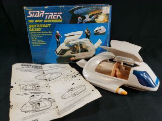 1989 Galoob Star Trek The Next Generation Shuttlecraft Galileo –