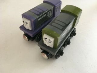 Thomas & Friends Wooden Railway Dodge & Splatter Train Cars