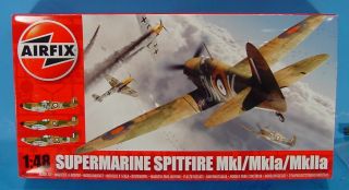1/48 Airfix A05115a Raf Supermarine Spitfire Mki/mkia/mkiia Model Airplane Kit
