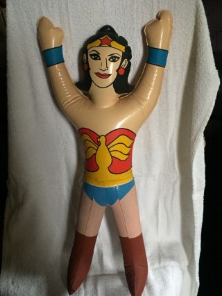 Rare Vintage Wonder Woman Inflatable Figure 23 Inch