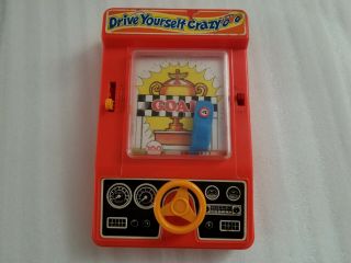 Vintage 1976 Tomy Drive Yourself Crazy Racing Car Game Toy
