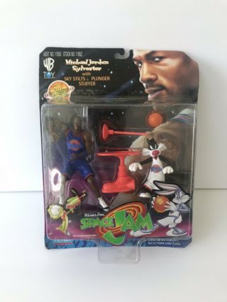Playmates Space Jam Michael Jordan Sylvester Action Figure Looney Tunes Nba