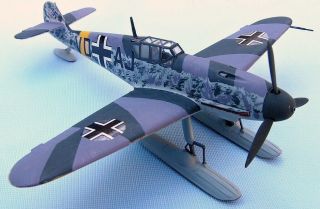 Messerschmitt Bf - 109f - 2,  Luftwaffe,  Dorpat,  W,  Scale 1/72,  Hand - Made Plastic Model