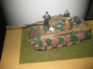 German Panther Tank Built,  Painted 1/35