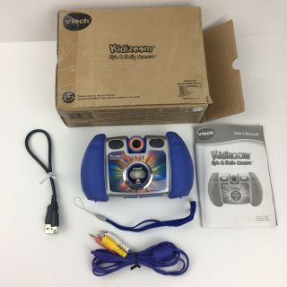 Vtech Kidizoom Spin And Smile Camera 4x Digital Zoom Complete