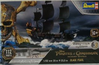 Revell 1/150 Disney Pirates Of Caribbean Blk Pearl Easy Rvl05499