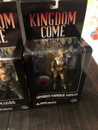 DC Direct Kingdom Come Wave 3 Alex Ross Set of 4 Figures Armored Wonder Women 6
