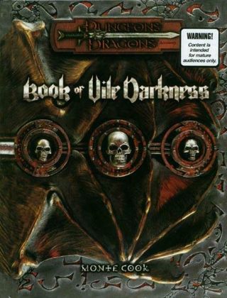 Wotc D&d 3rd Ed Book Of Vile Darkness,  The Hc Vg