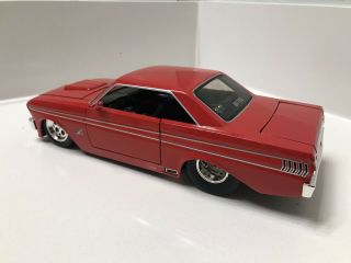 JADA 1:24 BigTime Muscle RED 1964 FORD FALCON Extremely Rare 2