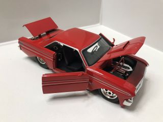 JADA 1:24 BigTime Muscle RED 1964 FORD FALCON Extremely Rare 3