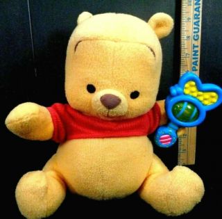 Winnie The Pooh Magic Rattle Pooh Animated Fisher Price Plush Stuffed 9 " Disney