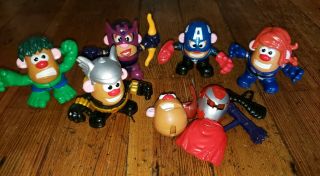Mr Potato Head Marvel Mixable Mashable Heroes Hero Thor Hulk Capt America