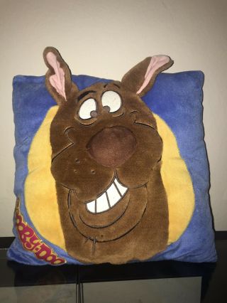Cartoon Network Plush Scooby Doo 3d Pillow 13 " Dog Throw Bed Pillow Decorative