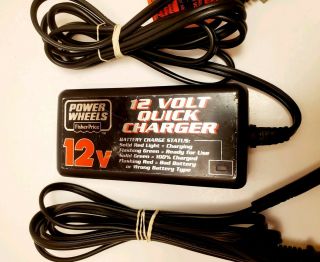 Fisher Price Power Wheels 12 - Volt Battery Quick Charger Grey Tip 00801 - 1429 2