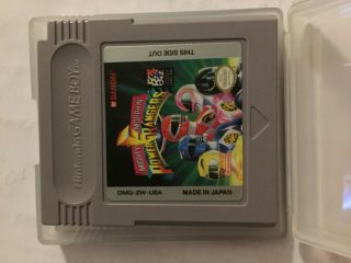 Mighty Morphin Power Rangers Gameboy Authentic