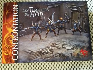Rackham Confrontation - Ragnarok - Templars Of Hod (4 Minis/cards) Oop
