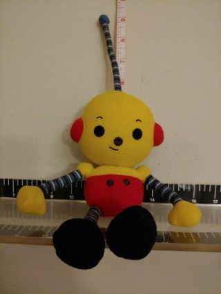 Disney Store Rolie Polie Olie Plush/beany Olie Polie Robot Toy - 8.  5 "