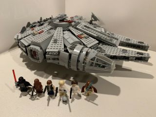 Lego Star Wars Millennium Falcon 7965 - 100 Complete W/inst & All Mini - Figures