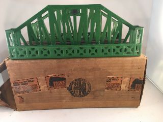Lionel Prewar Standard Gauge 280 Bridge Pea Green With Box