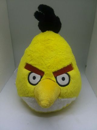 Chuck Angry Bird Plush With Sound 8 In Yellow Bird Stuff Animal
