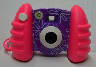 Discovery Kids 0.  3 Megapixel Digital Camera Pink & Purple Floral Video 4