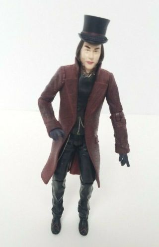 2005 Willy Wonka 6.  5 " Movie Action Figure Charlie Chocolate Factory Johnny Depp