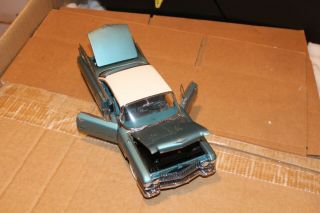 S5 Danbury 1959 Cadillac Coupe Deville 1:24 Blue,  No Box Or