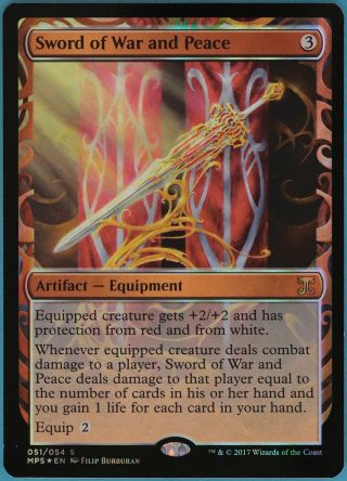 Sword Of War And Peace Foil Masterpiece Series: Kaladesh Inventions Nm - M (34693)