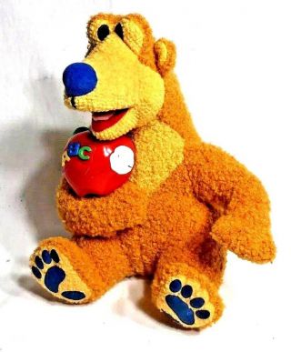 Fisher Price Disney Bear In The Big Blue House Talking Abc Plush With Apple