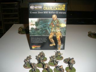 Warlord Games: Bolt Action German Sss Sss Squad Painted By Caleb Of Cgrpainters
