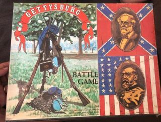 Unpunched,  Vtg 1977 Gettysburg Civil War Battle Board Game Avalon Hill,  Complete
