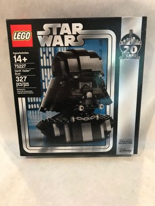 Lego Star Wars Darth Vader Bust Helmet 75227 2019 20 Years Exclusive In Hand