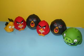 Ravio Angry Birds Vinyl Character Balls Chuck Black Bomb Red Bird Green Pig