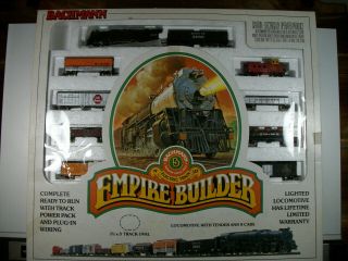 Bachmann N Scale Empire Builder 24401 Complete Train Set
