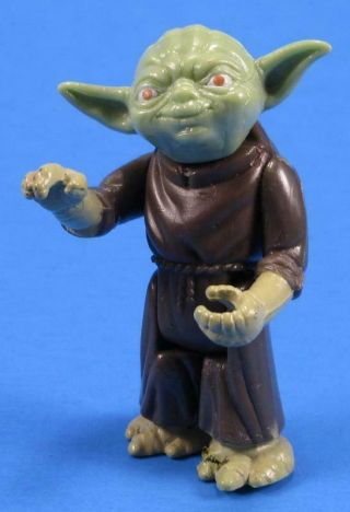 Vintage Star Wars Yoda Light Green 1980 Empire Strikes Back