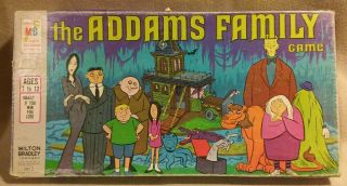 The Addams Family Board Game By Milton Bradley Toys 1974