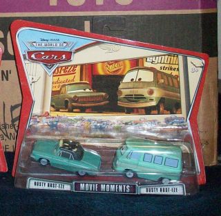 Disney Pixar The World Of Cars Movie Moments 2 Pack Rusty & Dusty Rust - Eze