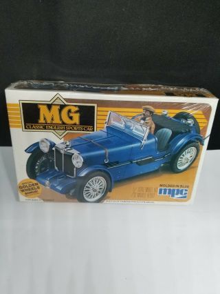 Vintage Mpc Mg Classic English Sports Car Plastic Model Kit 1:32