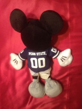 Disney Mickey Mouse Plush Penn State Nittany Lion NCAA 18 