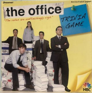 2008 The Office Trivia Game Pressman Open Box Unplayed