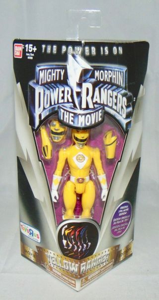 Bandai Power Rangers Movie Edition Yellow Ranger Action Figure Toys R Us